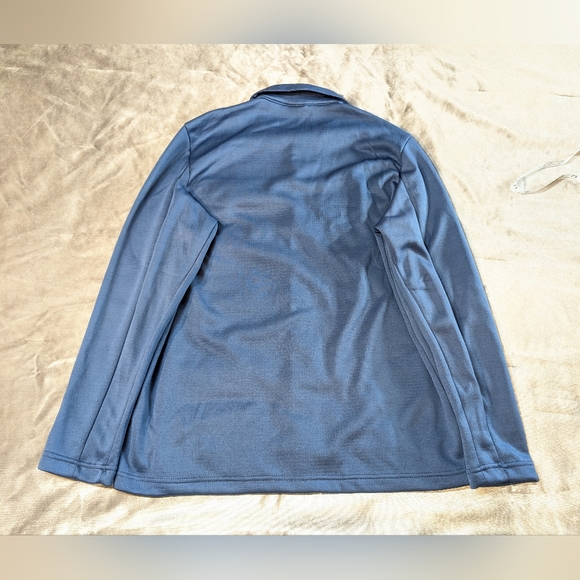 NWT Avalanche Men’s Blue Medium Long Sleeve Button (Snap) Down Thermal Shirt - Picture 4 of 7